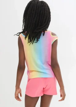 Top und Shorts (2-tlg.Set) Kinder Mädchen 9-16 Jahre·Shirts & Blusen|Mädchen 2-8 Jahre·Nachhaltigere Materialien