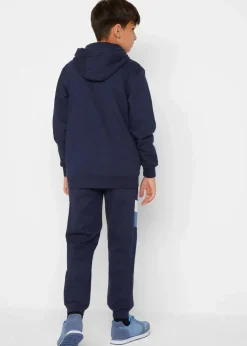 Kinder bonprix Jungen 9-16 Jahre·Shorts|Jungen 9-16 Jahre·Sweat & Strick|Trainingsanzug aus reiner Bio-Baumwolle (2-tlg. Set)