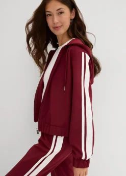 Best Trainingsjacke mit sportivem Streifen Damen Bekleidung·Hosen|Zweiteiler & Sets