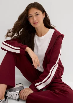 Best Trainingsjacke mit sportivem Streifen Damen Bekleidung·Hosen|Zweiteiler & Sets