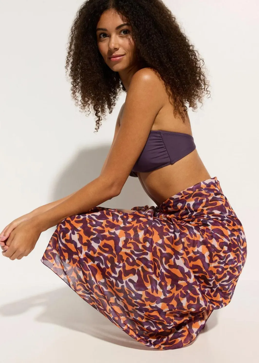 Damen bonprix Strandmode|Nachhaltigere Materialien|Transparenter Pareo