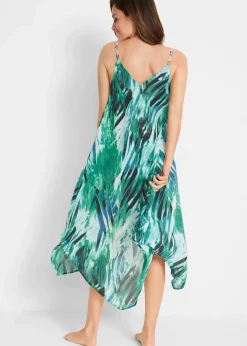 Damen bonprix Strandmode|Bademode·Strandmode|Transparentes Strand Maxikleid aus leichtem Chiffon