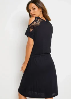Best Transparentes Strandkleid aus Viskose Damen Nachhaltigere Materialien|Kleider