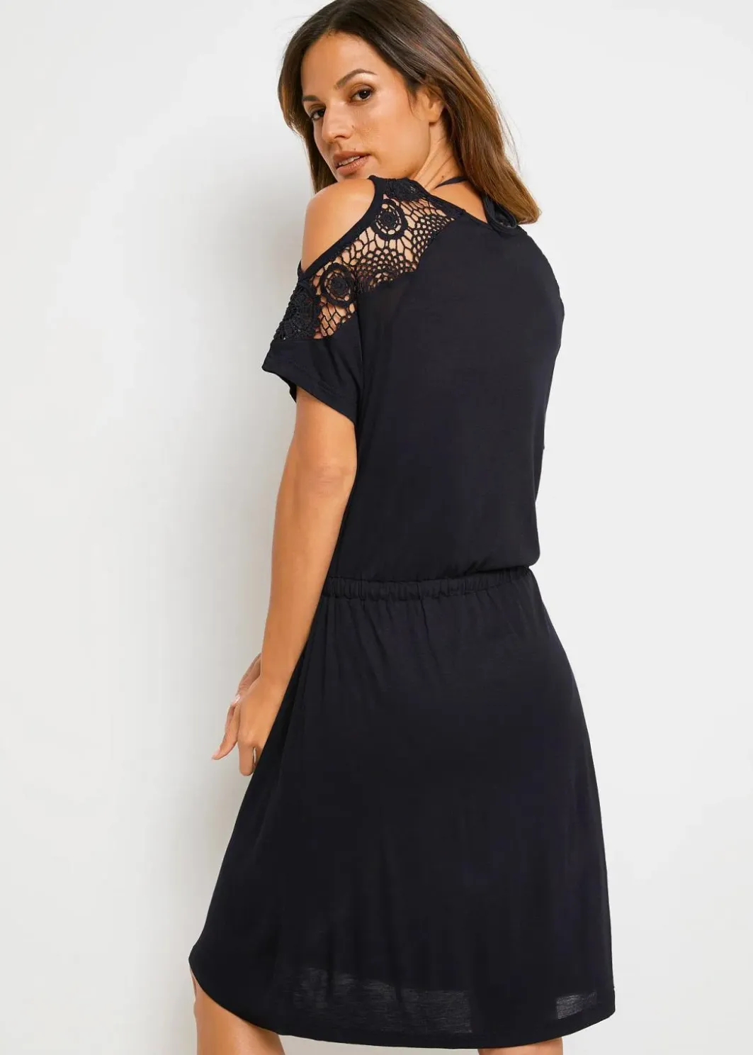 Best Transparentes Strandkleid aus Viskose Damen Nachhaltigere Materialien|Kleider