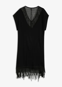 Transparentes Strandkleid aus Viskose Damen Strandmode|Bademode·Strandmode