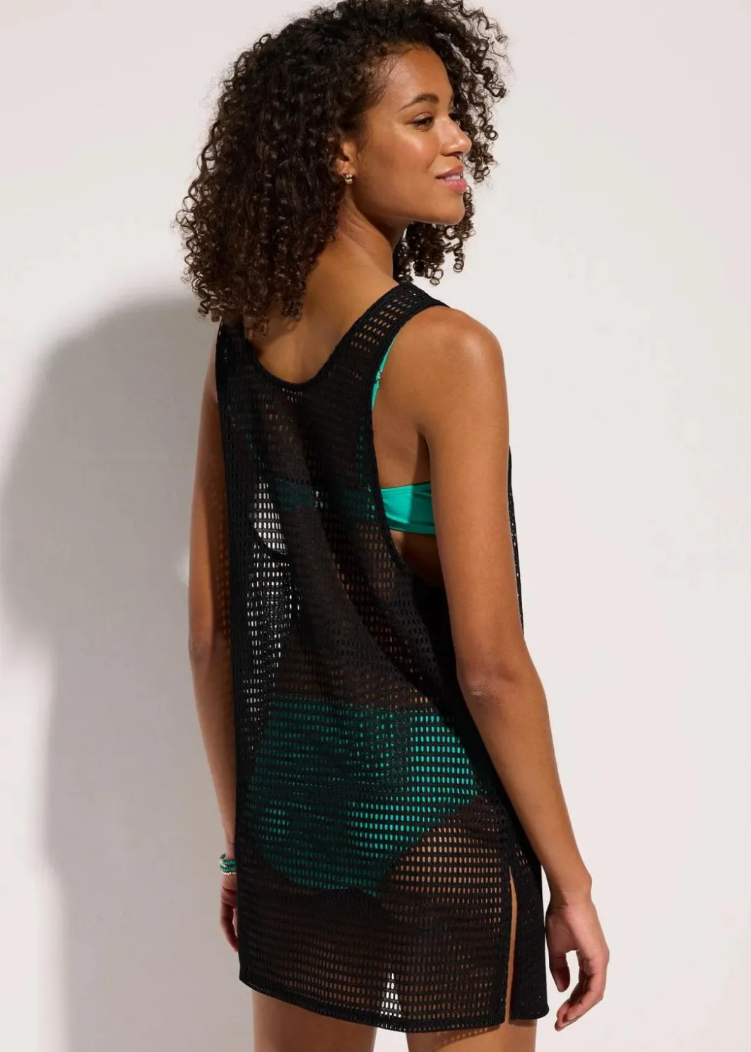 Clearance Transparentes Strandtop Damen Strandmode|Shirts & Tops