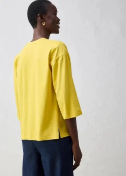Damen bonprix Shirts & Tops|Trapezförmiges Shirt mit Seidenanteil