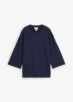 Damen bonprix Shirts & Tops|Trapezförmiges Shirt mit Seidenanteil