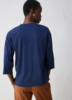 Damen bonprix Shirts & Tops|Trapezförmiges Shirt mit Seidenanteil