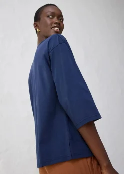 Damen bonprix Shirts & Tops|Trapezförmiges Shirt mit Seidenanteil