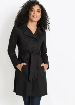 Damen bonprix Bekleidung·Hosen|Jacken & Mäntel|Trenchcoat aus Baumwolle