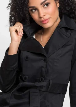 Damen bonprix Bekleidung·Hosen|Jacken & Mäntel|Trenchcoat aus Baumwolle