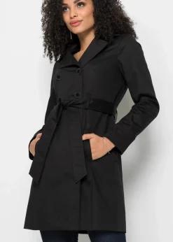 Damen bonprix Bekleidung·Hosen|Jacken & Mäntel|Trenchcoat aus Baumwolle