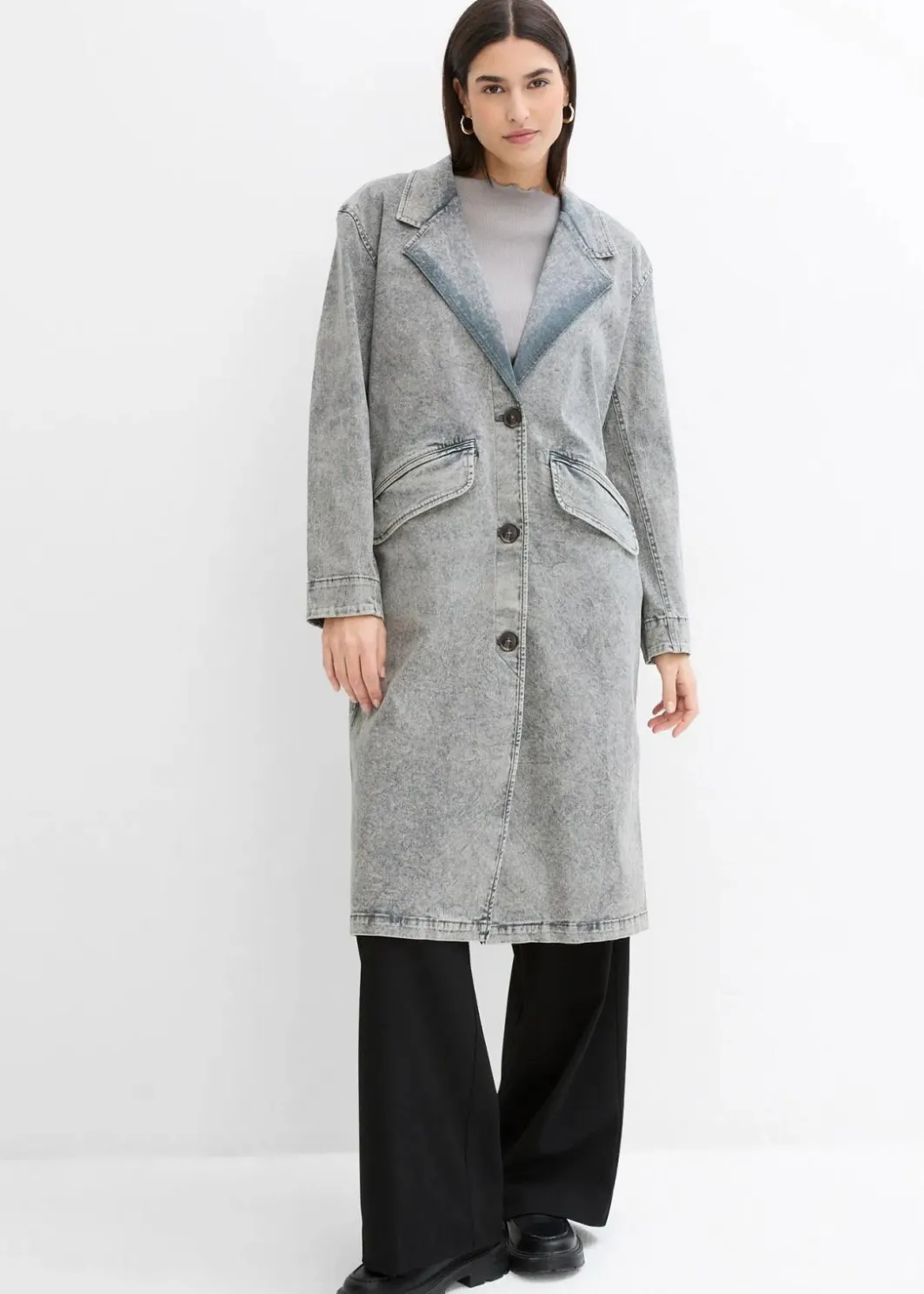 Online Trenchcoat aus Twill Damen Jacken & Mäntel