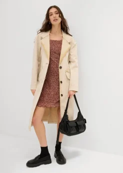 Hot Trenchcoat aus Twill Damen Jacken & Mäntel