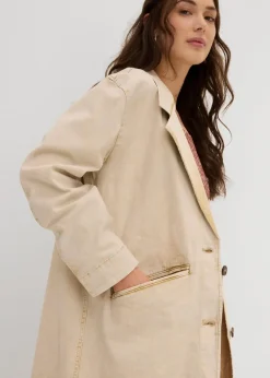 Hot Trenchcoat aus Twill Damen Jacken & Mäntel