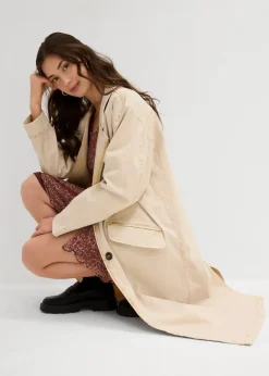 Hot Trenchcoat aus Twill Damen Jacken & Mäntel
