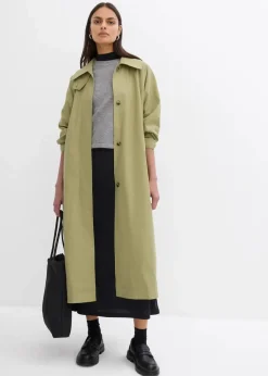 Damen bonprix Bekleidung·Hosen|Jacken & Mäntel|Trenchcoat mit Laschen