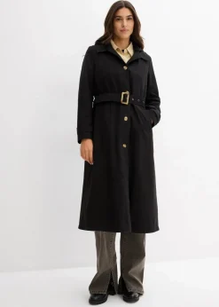 Damen bonprix Bekleidung·Hosen|Jacken & Mäntel|Trench-Mantel mit abnehmbarer Kapuze