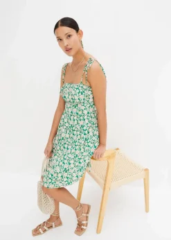 Damen bonprix Kleider|Nachhaltigere Materialien|Trägerkleid