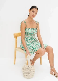 Damen bonprix Kleider|Nachhaltigere Materialien|Trägerkleid