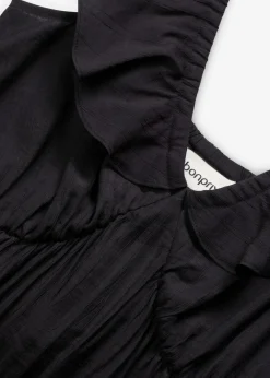 Damen bonprix Kleider|Bekleidung·Pullover & Strickjacken|Trägerkleid aus feinem Viskose-Mix
