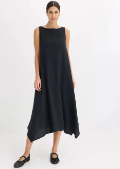 New Trägerkleid aus feinem Viskose-Mix Damen Kleider
