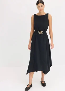 New Trägerkleid aus feinem Viskose-Mix Damen Kleider