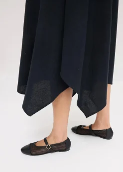 New Trägerkleid aus feinem Viskose-Mix Damen Kleider