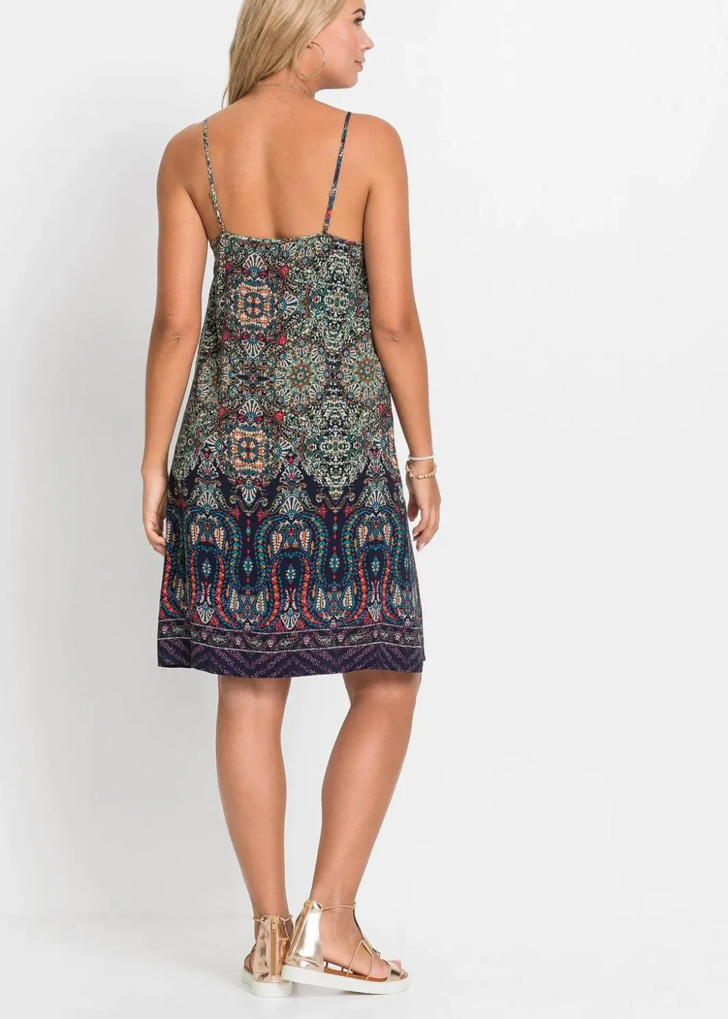 Trägerkleid aus fließender Viskose Damen Kleider