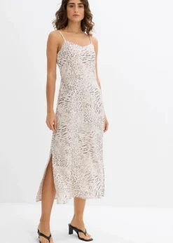 Damen bonprix Kleider|Nachhaltigere Materialien|Trägerkleid aus fließender Viskose