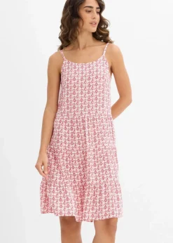 Damen bonprix Nachhaltigere Materialien|Kleider|Trägerkleid aus fließender Viskose