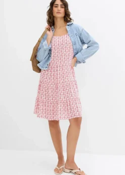 Damen bonprix Nachhaltigere Materialien|Kleider|Trägerkleid aus fließender Viskose