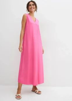 Best Trägerkleid aus fließender Viskose Damen Kleider|Bekleidung·Pullover & Strickjacken