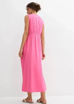 Best Trägerkleid aus fließender Viskose Damen Kleider|Bekleidung·Pullover & Strickjacken