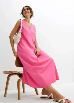 Best Trägerkleid aus fließender Viskose Damen Kleider|Bekleidung·Pullover & Strickjacken