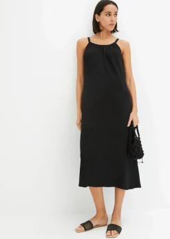 Discount Trägerkleid aus leichtem Crêpe Damen Bekleidung·Pullover & Strickjacken|Kleider
