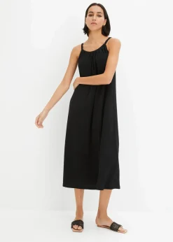 Discount Trägerkleid aus leichtem Crêpe Damen Bekleidung·Pullover & Strickjacken|Kleider