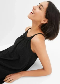 Discount Trägerkleid aus leichtem Crêpe Damen Bekleidung·Pullover & Strickjacken|Kleider