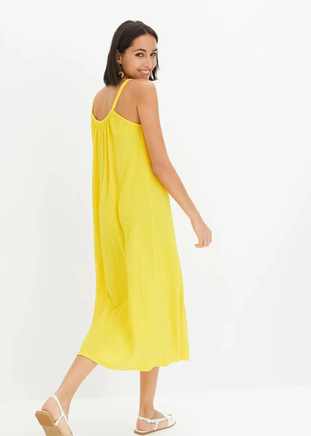 Best Trägerkleid aus leichtem Crêpe Damen Nachhaltigere Materialien|Kleider