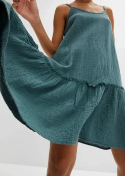 Damen bonprix Bekleidung·Pullover & Strickjacken|Kleider|Trägerkleid aus Musselin