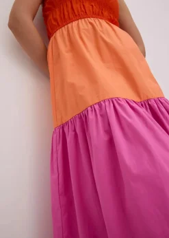 Damen bonprix Bekleidung·Pullover & Strickjacken|Kleider|Trägerkleid aus reiner Baumwolle
