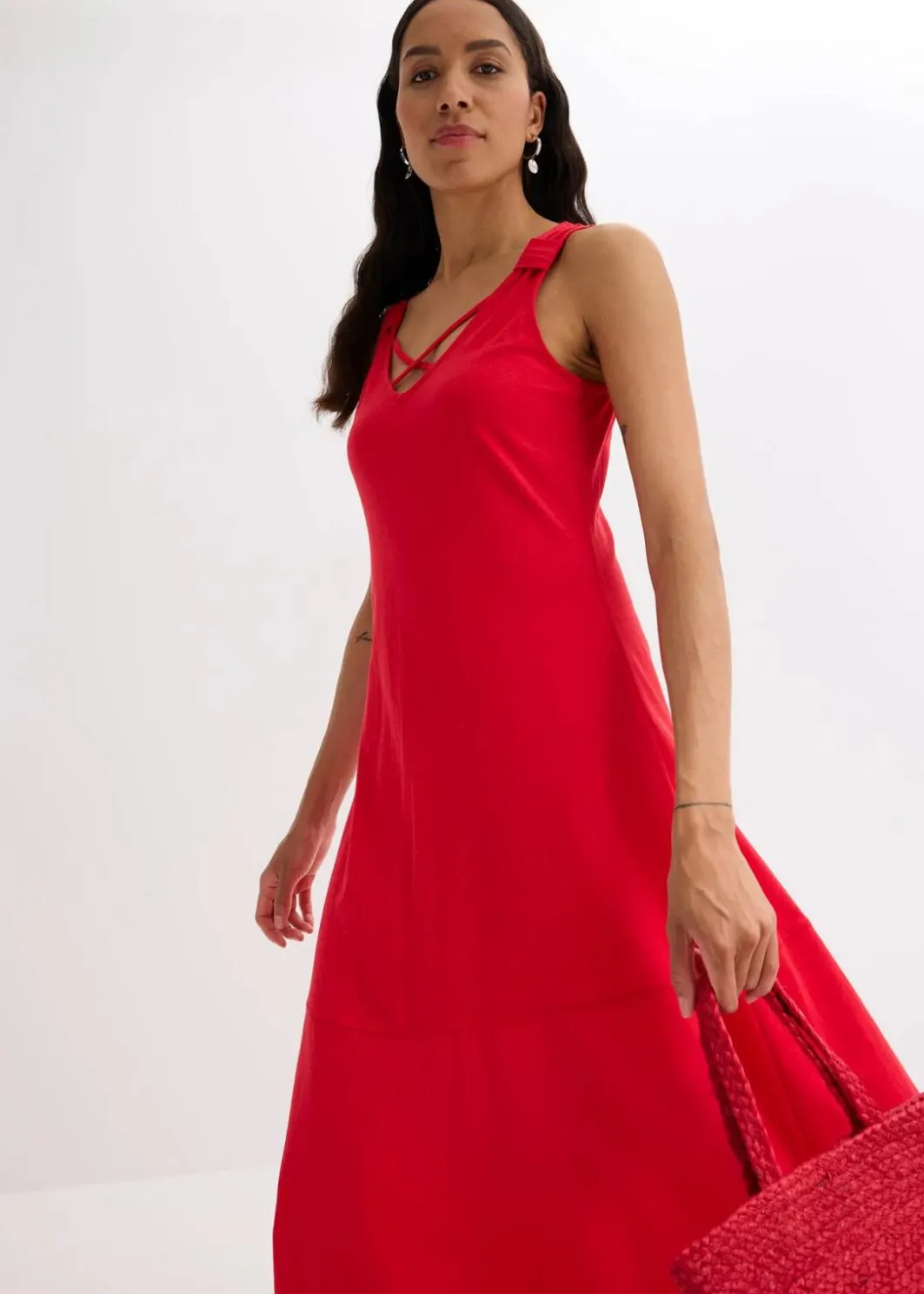 Clearance Trägerkleid aus reiner Bio-Baumwolle Damen Kleider|Nachhaltigere Materialien
