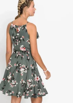 Best Trägerkleid aus reiner Viskose Damen Kleider