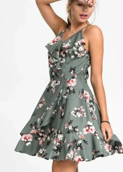 Best Trägerkleid aus reiner Viskose Damen Kleider