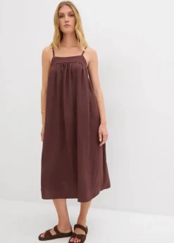 Damen bonprix Bekleidung·Pullover & Strickjacken|Kleider|Trägerkleid aus softem Viskose-Mix