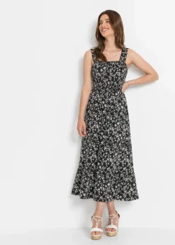 Hot Trägerkleid aus Viskose-Mix Damen Bekleidung·Pullover & Strickjacken|Kleider