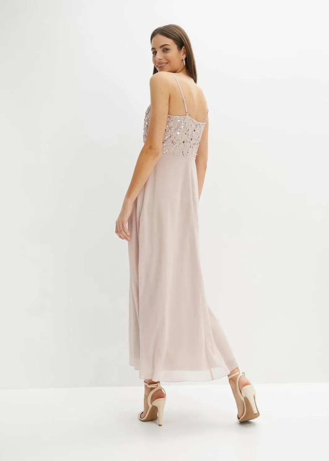 Clearance Trägerkleid mit Paillettenstickerei Damen Kleider|Festliche Mode