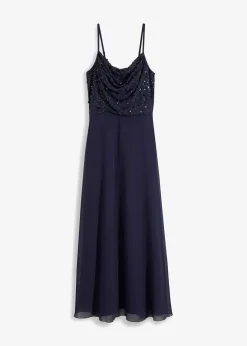 Damen bonprix Bekleidung·Pullover & Strickjacken|Festliche Mode|Trägerkleid mit Paillettenstickerei
