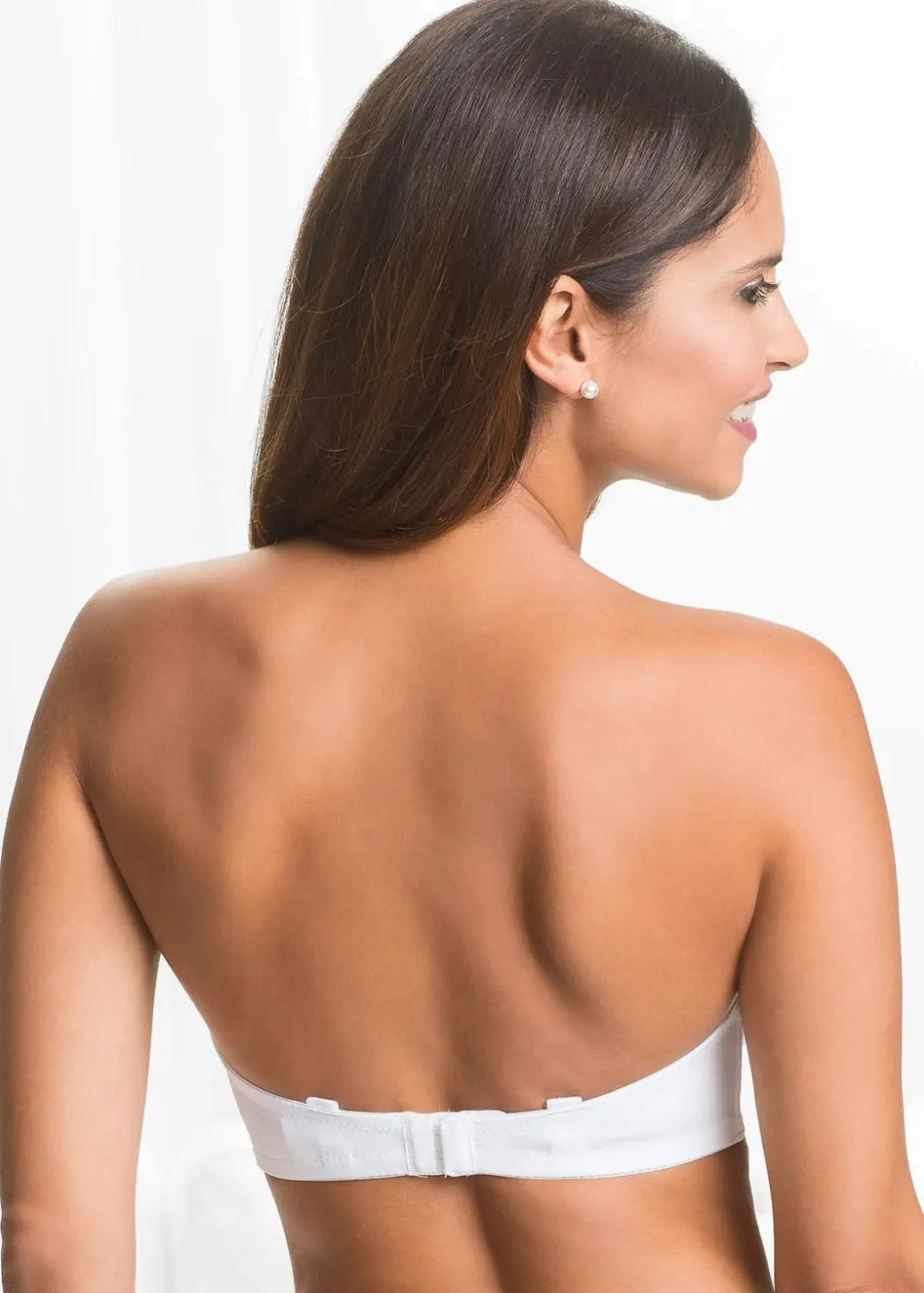Damen bonprix Wäsche·Basics|Wäsche·Große Cups D-H|Trägerloser BH mit Bügel